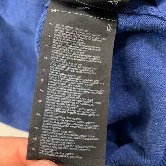 G-Star Raw Sweater Mens Extra Large Regatta Blue Berlow V Neck Knit Long Sleeve - Picture 13 of 15